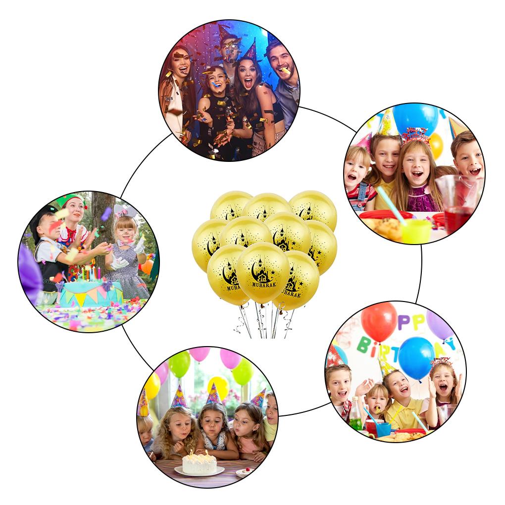 10pcs Balloons 12inches Party Decoration Balloons Latex Festival Ornament Photography Props
