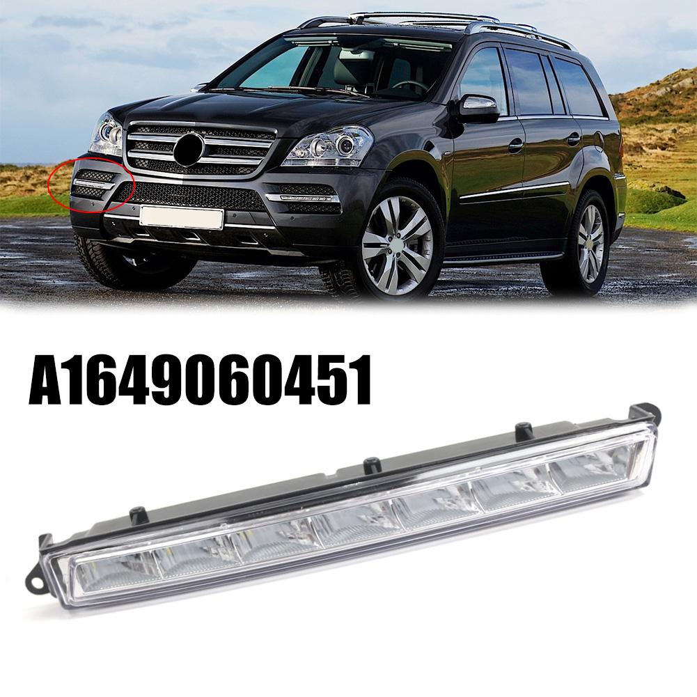Car Daytime Running Light Fog Lamp Compact Size 32.5*4*6.5CM Non-Deformable Design For Mercedes-Benz W166 ML Bulb