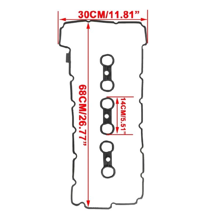 Heat Resistant Valves Cover Gasket Set for E61 E63 E64 E65 E66 E70 E81 E87 E88 E89 E83 E84 Easy Installation 11127559311