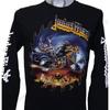 Herren Neues Rock Langarm-T-Shirt Judas Priest Band 3D-Druck T-Shirt Herren Damen Mode Hip Hop Oberteile T-Shirts Herrenbekleidung Y2k Hemd