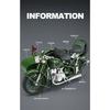 1/10 Motocykl Trójkołowy Stop Die-Cast Model Motocykla Zabawka Pojazd Kolekcja Dźwięk i Światło Terenowy Autocykl Zabawki Samochód