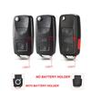 2/3/4 Butoane Carcasă Cheie Auto Pliabilă Fob Pentru Vw Passat Polo Golf Bora Ibiza Leon Octavia Fabia Beetle Skoda Seat B5