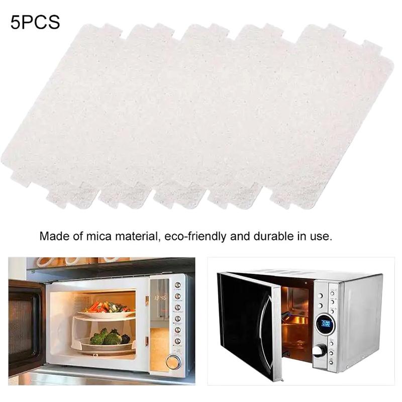 5Pcs Mica Plate Sheet For Microwave Oven Replacement Repairing Accessory For Using In Home Appliances Electric Hair-Dryer