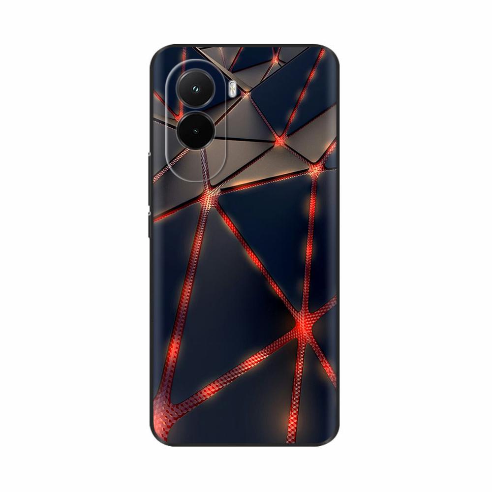 Phone Case For Xiaomi Poco M7 4G Case Soft Silicone TPU Back Cover For Poco M7 Pro 5G Case Ultra Thin Flower Skull Painted Cases