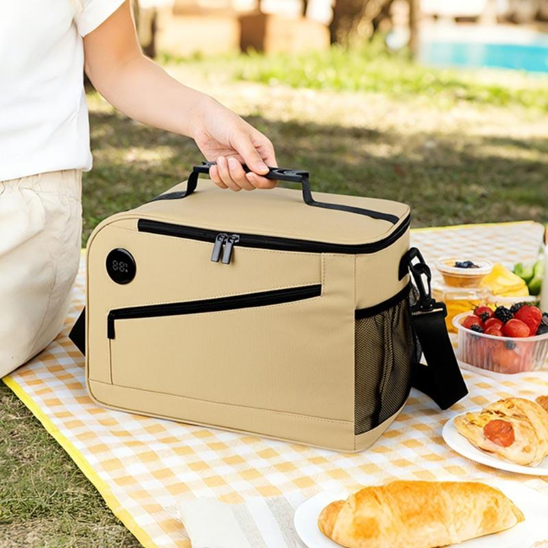 Scrubbable PVC Insulated Meal Bag With Digital Function For Students Teachers