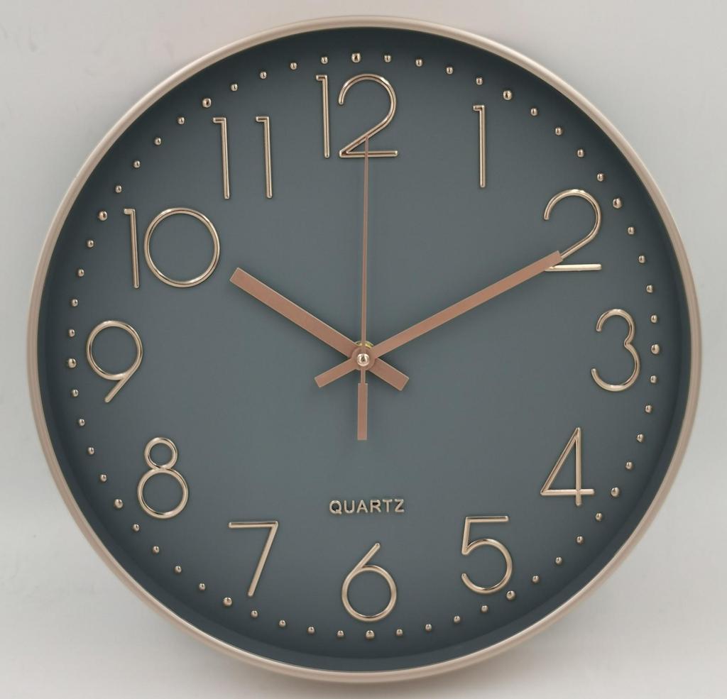 10-Inch Nordic Style 3D Wall Clock for Bedroom or Living Room