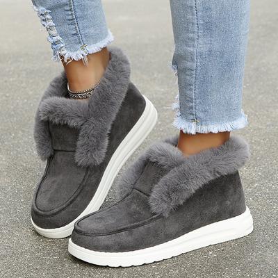 Winter Neue Außenhandel Große Wildleder Warme Baumwolle Schuhe Casual Schnee Schuhe Low Top Plüsch Baumwolle Schuhe