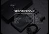 TANGZU X DIVINUS FUDU Balanced Connection Wired Earphones with Earpieces Black 4.4mm