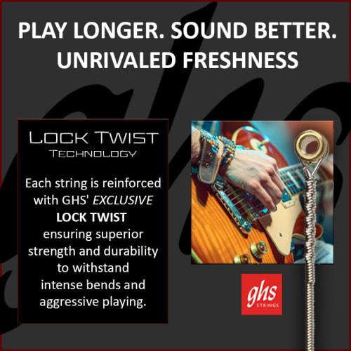 Ghs Guitar BOOMERS Extra Light Electric Guitar Strings 09-42 GBXL