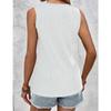 Women's Keyhole Neck Sleeveless Tank Top, Summer Business Casual Basic Tops for Women, Crossborder Basic Vest