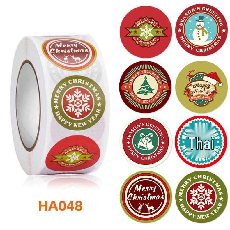 Santa Claus Christmas Sealing Stickers - Gift Wrap & Box Decoration