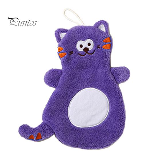 

Полезный мультяшный дизайн, подвесная кухонная тряпка в форме кота Гарфилда, полотенце для протирания рук, тряпка для ежедневного использования фиолетовый