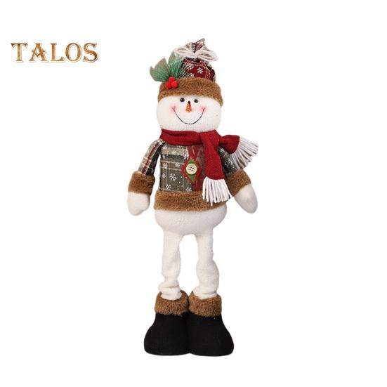 

Різдвяна лялька висувний стоячий сніговик Санта Олень прикраси ручної роботи для святкового домашнього декору для прикраси кімнати на ялинці B