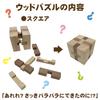 3D dřevěné puzzle: Trénink mozku, Vzdělávací, Hlavolam, Dřevěné 3D puzzle, Dřevěná kostka, Stimulace konečků prstů (Sada 2)