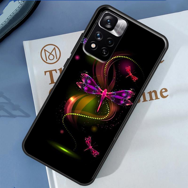 Dragonfly Animal Art Case For Redmi Note 12 11 Pro Cover For Redmi Note 10 8 9 Pro 10S 11S 9A 9C 12C 10A 10C