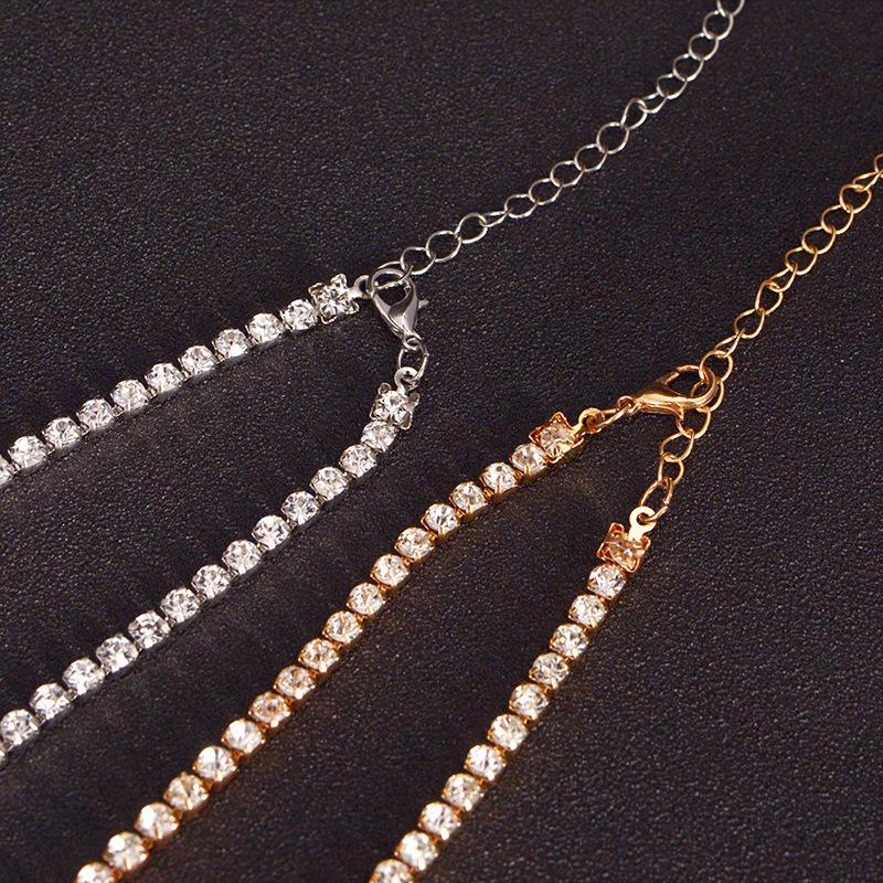 Super flash rhinestone sexy low waist waist chain, spring and summer models