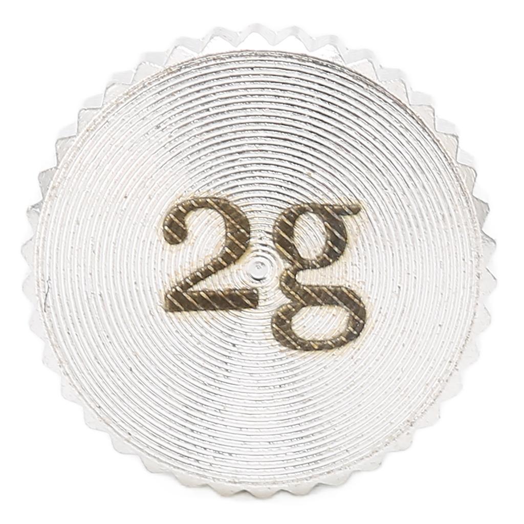 Rekordbox Cartridge Counterweight Vinyl Gold Plated Material Cartridge Stylus Phono Counterweight(+2g Silver )