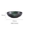 Japanese Ceramic Meal Bowl Udon Bowl Hot Pot Hairy Belly Bowl Barbecue Tableware Retro Salad Round Shallow Bowl