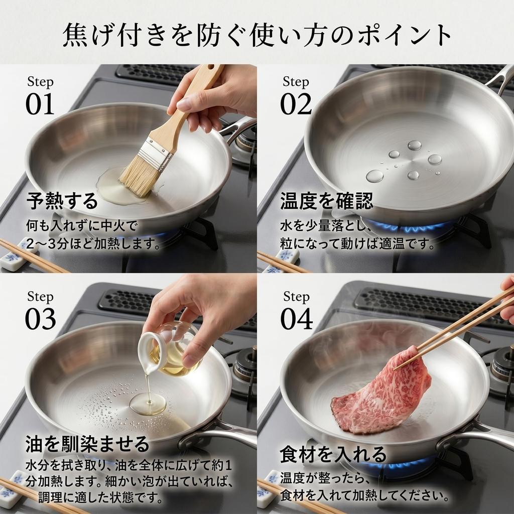 Boryenty 26cm Deep Frying Stainless Induction and Gas Stove Dishwasher Easy To Use for Grilling and Pan, Three-Layer Steel, Uncoated, Compatible,