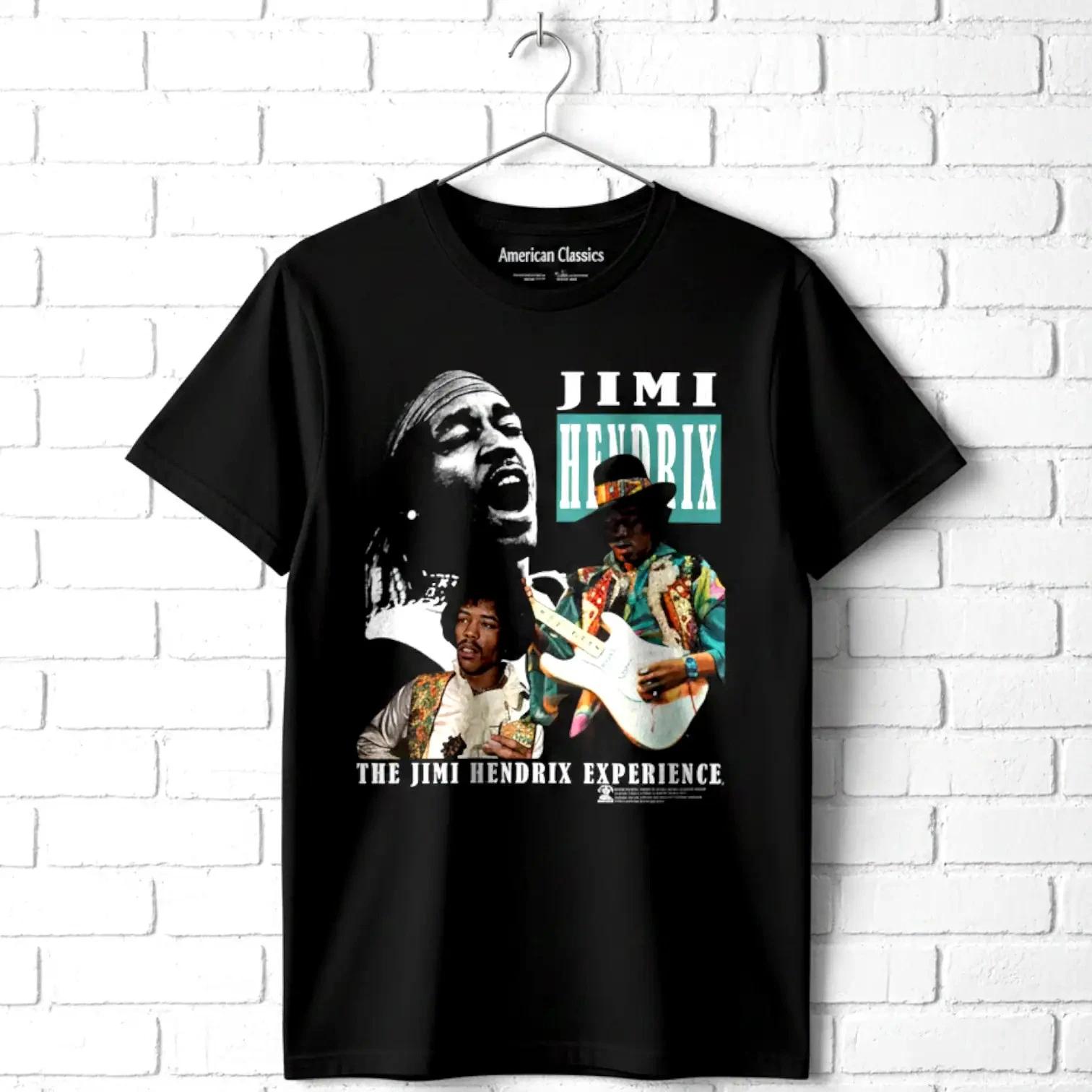 Jimi Hendrix Triple Threat Men s T-Shirt XXXL