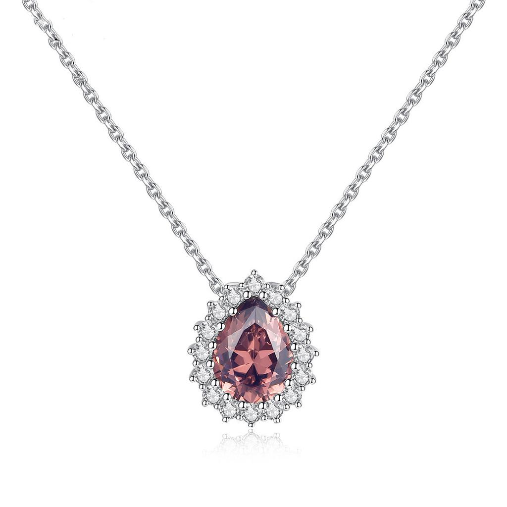 Hot Selling Trendy Silver S925 Necklace for Women Rhodium Diamond Clavicle Chain Pendant for Weddings Other Special Fashion
