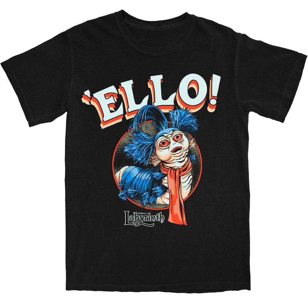 Labyrinth The Worm Ello Graphic T Shirt 80s Cult Classic Fantasy Movie Jim Henson Streetwear Cotton Tee for Fans 2XL