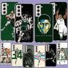 Giannis Antetokounmpo Basketball Phone Case For Samsung Galaxy S25 Edge S24 S23 FE S21 S20 S10 Plus S22 S26 Ultra Cover Clear Ca