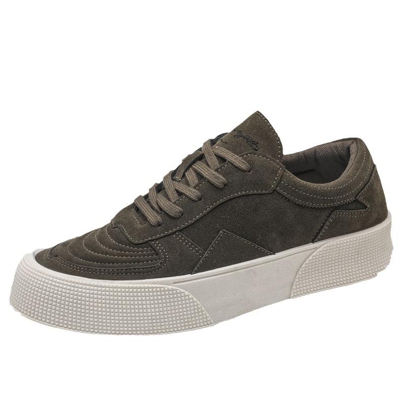 Chaussures de skate 2025 Chaussures décontractées de sport de plein air pour jeunes Tige basse Semelle épaisse Chaussures pour hommes