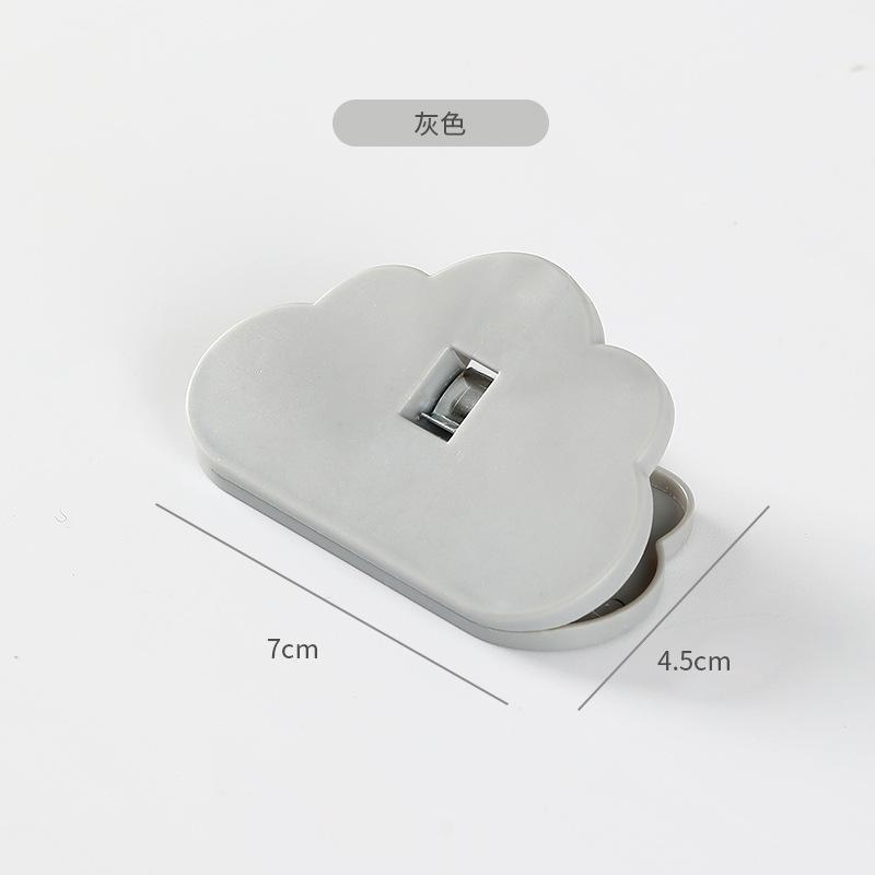 Portable Bag Clips Kitchen Food Snack Storage Clip Bag Sealer Cloud Shape Grip Clips Bag Sealing Clamp Kitchen Accessories