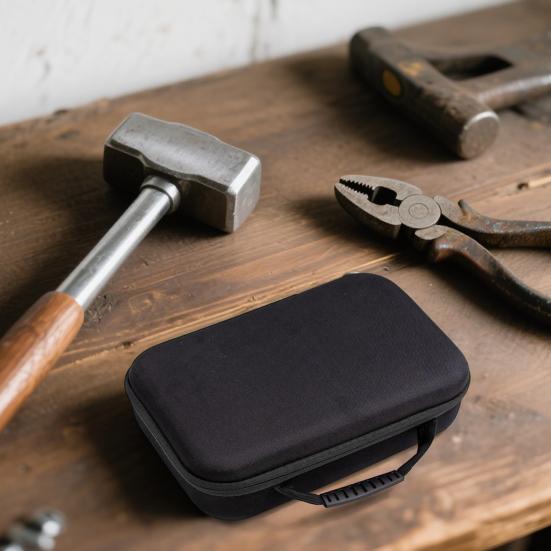 Tool Storage Bag Large Capacity Zipper Closure Shockproof Impact Resistant Electric Scissors Drill Bits Organizer Carrying Case