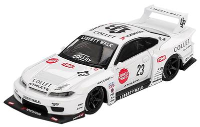 Sunrich MINI GT Scale Nissan Silhouette Silvia S15 ATHLETE Finished Model 1/64 LB-Super (Right-Hand Drive) MGT01054-BL