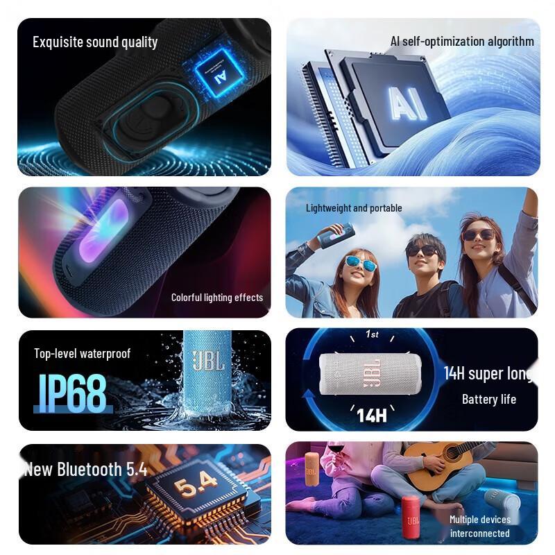 JBL GRIP Portable Waterproof Bluetooth Speaker