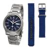 SNK807K1 Automatic Watch And SNK807K2 Navy Nylon Strap Set SNK807K1