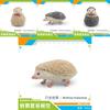 Detaillierte Waldtier-Igel-Modelle aus strapazierfähigem PVC, perfekt für Ausstellung und Spiel