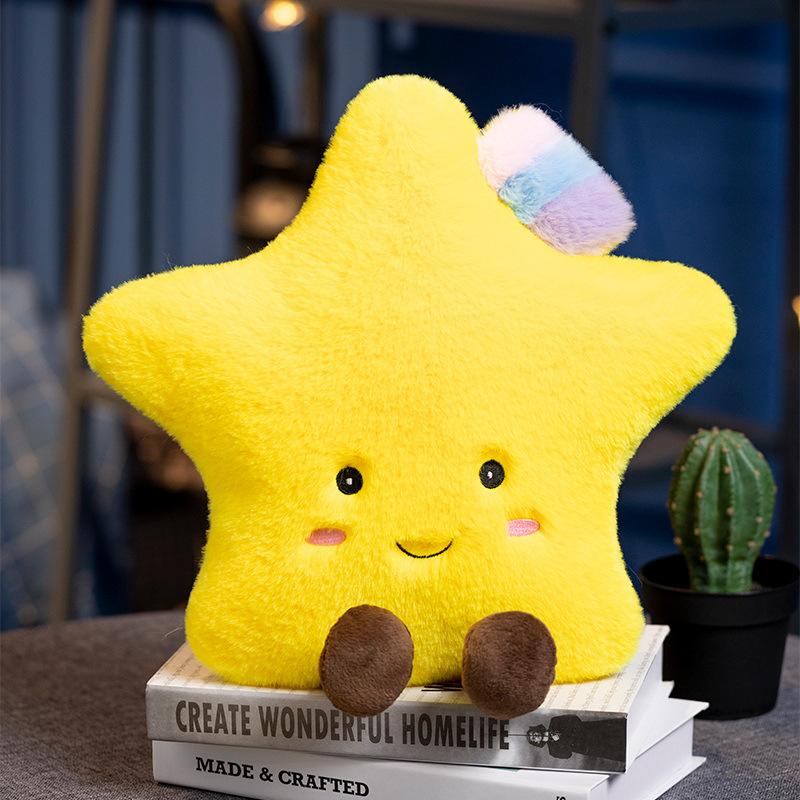 Creative Star Moon Star Pillow Plush Toy Sun Cloud Doll Home Pillow Cushion Muppet Doll