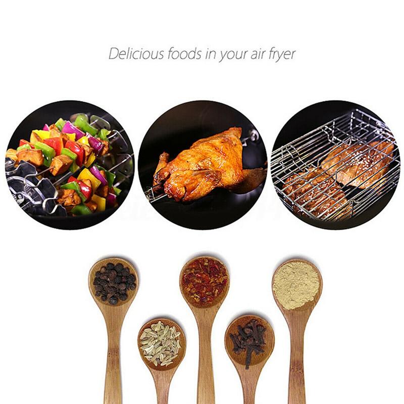 A96I-Air Fryer Accessories 11Pcs Kit 7 Inch Compatible For Air Fryer, COSORI And Other Square Airfryers Accessories
