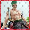One Piece Roronoa Zoro Busoshoku Haki Action Figure Interchangeable Head Collectible Statue Desktop Decoration For Anime Fans