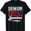Senior Drum Major Grandma 2025 Marching Band Class of 2025 T-Shirt