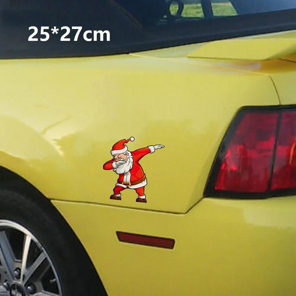 Auto Dekorieren Weihnachten Weihnachtsmann Winkender Aufkleber Auto Heckwischer Aufkleber Windschutzscheibenwischer Aufkleber Anhänger Heckwischer Aufkleber Niedliches Auto