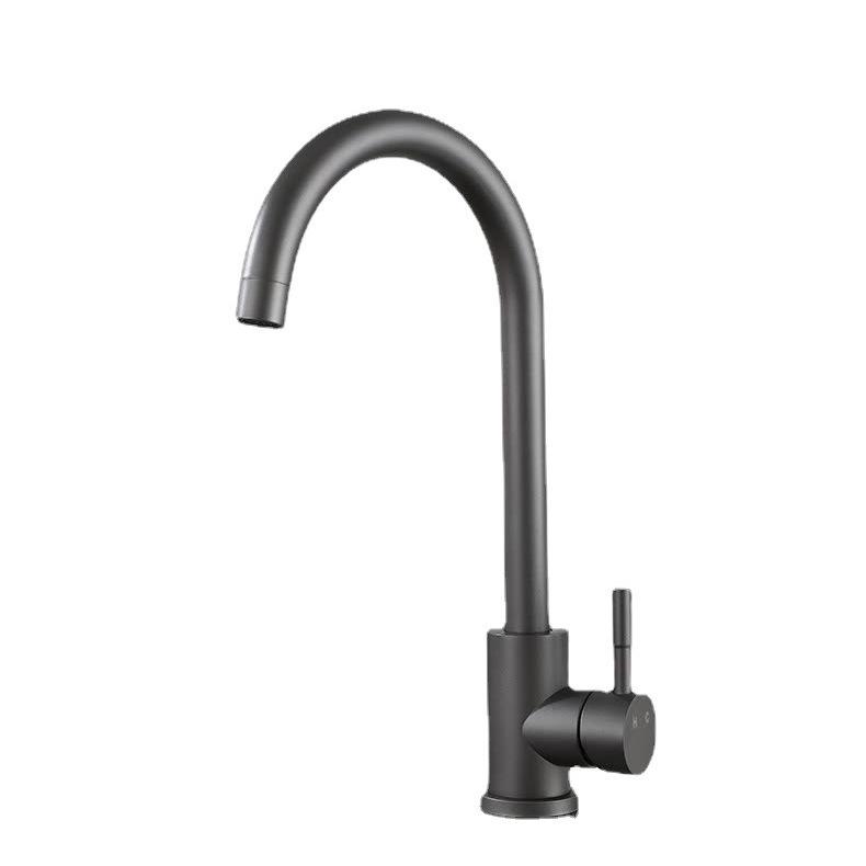 Stainless Steel Brushed Gold Kitchen Faucet with Hot and Cold Water Mixer