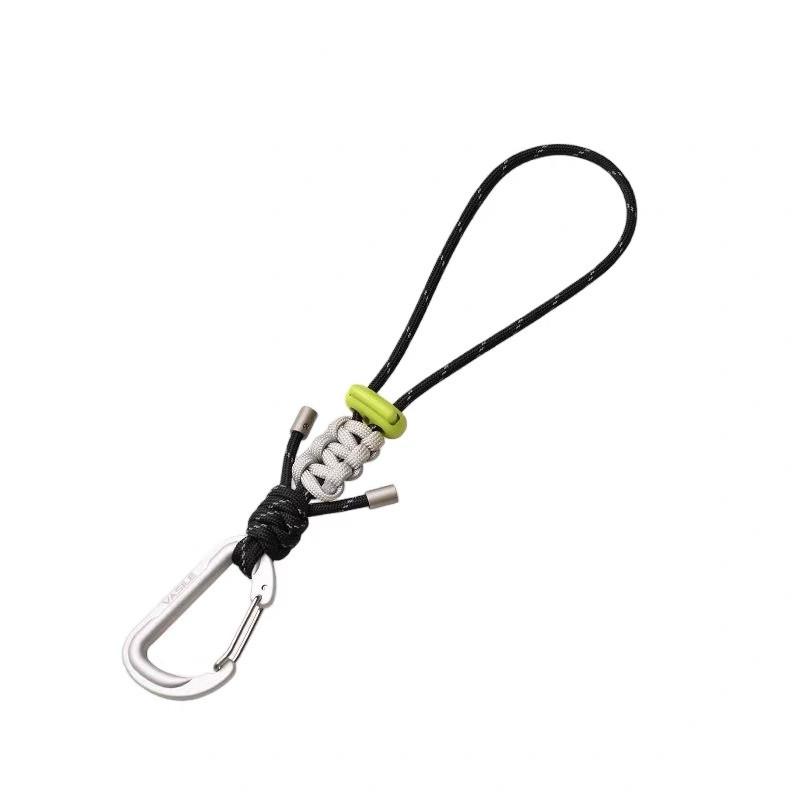 Handmade Paracord Woven Bottle Hook Buckle Outdoor Hiking Camping Tactical Multi-function Sling Carabiner Backpack Accessories 4
