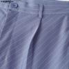 INCERUN Summer Men Zipper Waist Casual Striped Long Pants Trousers