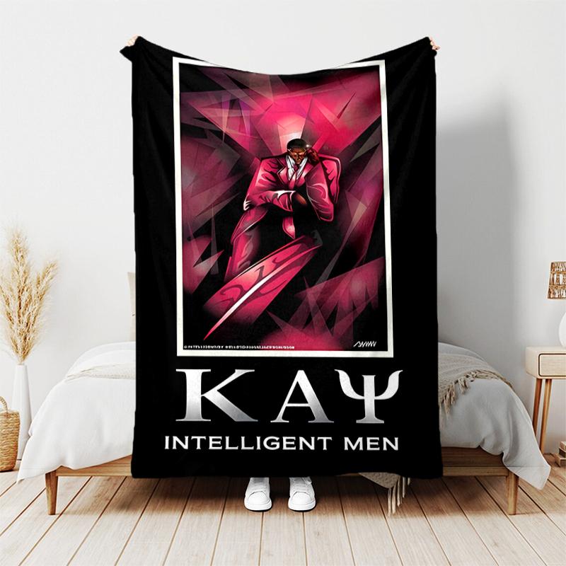 1pc Blanket Kappa Alpha Psi Print Design, Lightweight Blanket for Sofa, Bed- Soft &Warm, Gift for All Seasons like Christmas, Halloween