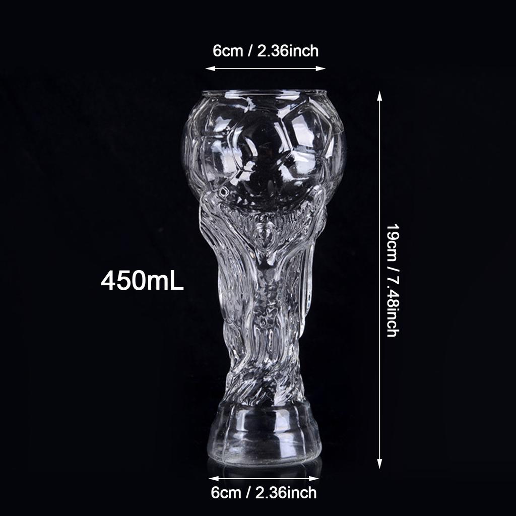 450ml Football Beer Glass Mug Hercules Beer Mug Sports Style Glasses Wine Cup Soccer Party Bar Supplies for Men