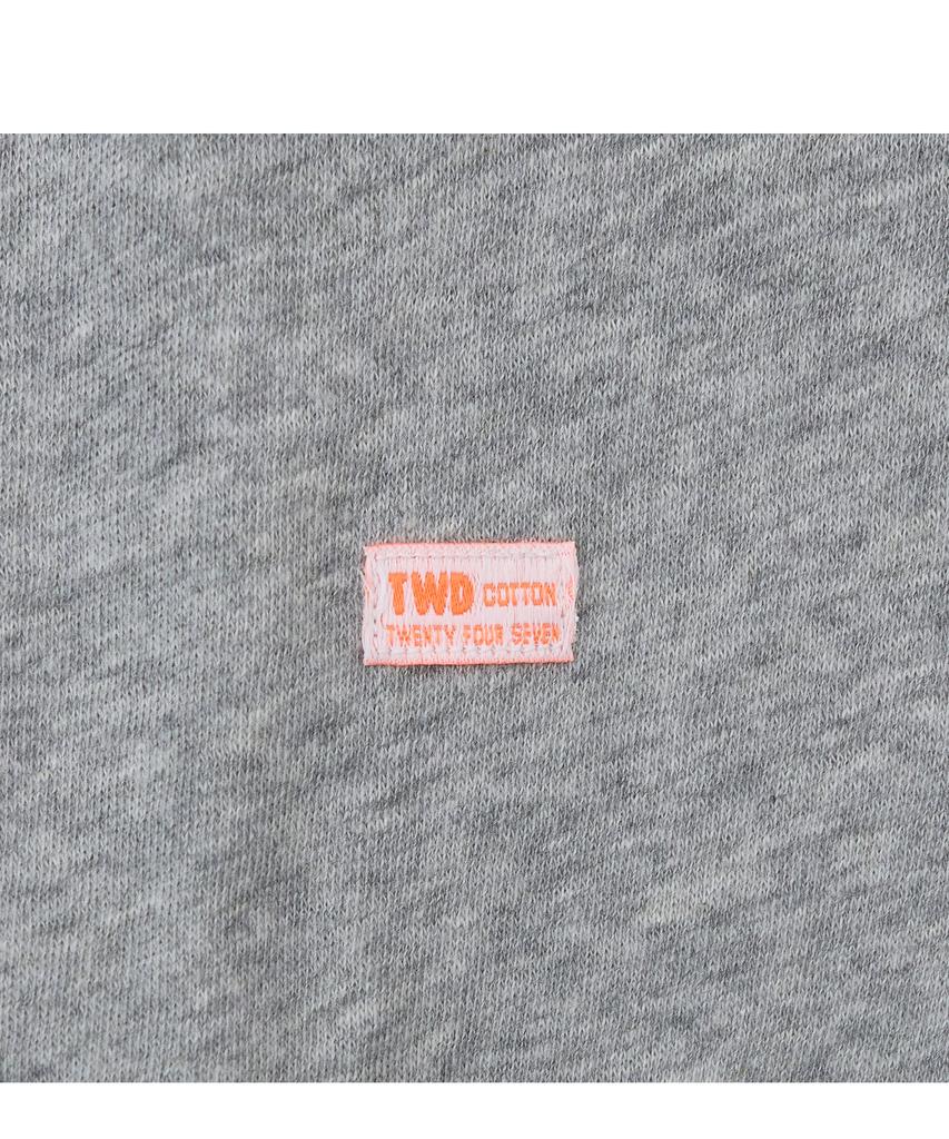 TUEWID Tuewid Gauze Crop Longsleeve T-Shirts Heather Gray