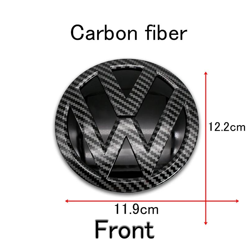 W241Pc For VW Polo 6 6C 2014-2018 Volkswagen Rear Trunk Lid Front Grill Badge Emblem Logo Decorative Auto Replacement Accessories