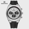 Waterproof Sport Watches for Men Multi-function Chronograph Wrist Watch Male Luxury Silica Band Quartz Clock