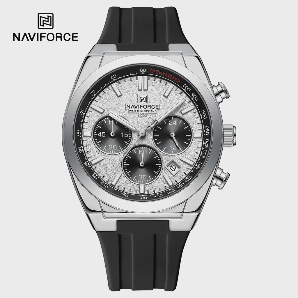 Waterproof Sport Watches for Men Multi-function Chronograph Wrist Watch Male Luxury Silica Band Quartz Clock