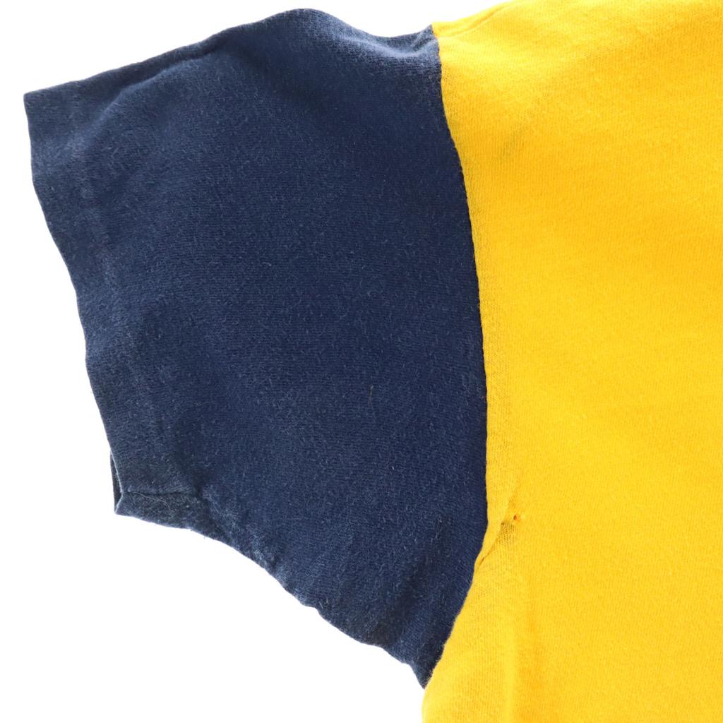 Champion 70s Vintage USA Made Bartag Late Model Short Sleeve Single Stitch College Logo T-shirt Men's Used