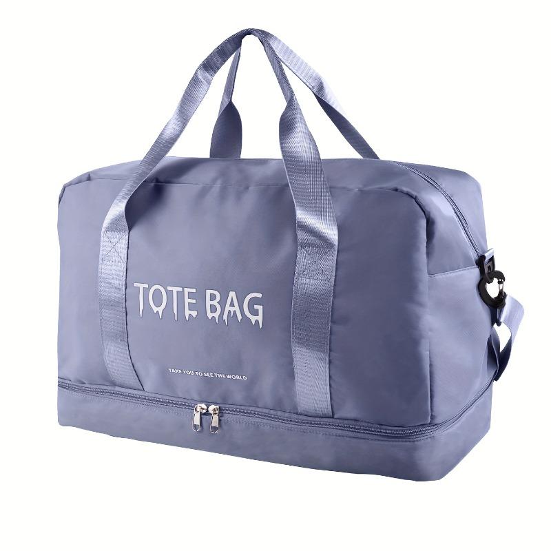 Large-Capacity Travel Bag - Lightweight Nylon, Dry/Wet Separation, Perfect for Sports, Vacations & Short-Distance Business Trips, Luggage for Travel